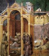 Giotto, Apparition to Fra Agostino and to Bishop Guido of Arezzo